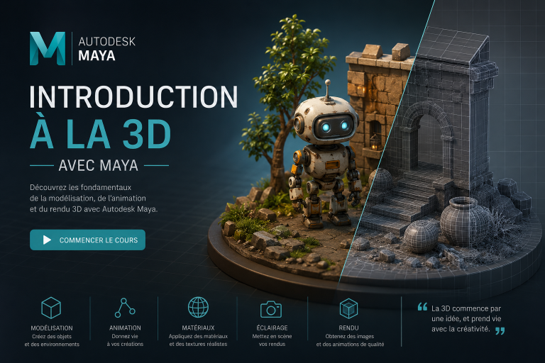 INTRODUCTION DE AUTODESK MAYA